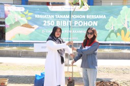 PEM Akamigas menjadi mitra untuk sukseskan program Elnusa Green Action melalui penanaman 1000 pohon (Memanggil.co/lst)
