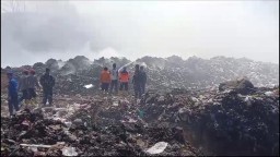Kebakaran di TPA Cibeureum Sumedang (Memanggil.co/lst)
