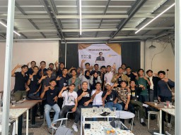 Barisan Relawan Prabowo ( BRAPO) Cianjur, dukung Erick Thohir jadi Bacawapres Prabowo Subianto. ( Jabar Memanggil/M. Bactiar)