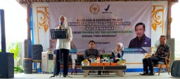 Nurhayati, Anggota DPR RI Komisi IX Saat Menghadiri Sosialisasi KIE. (Jabar Memanggil/ Wildan Fadilah)