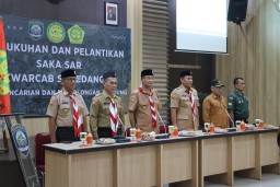 Pengurus SAKA SAR Kwarcab Sumedang Resmi Dikukuhkan dan Dilantik