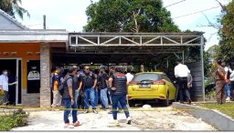Rekontruksi kasus pembunuhan ibu dan anak subang. ( Jabar Memanggil/ Rony)