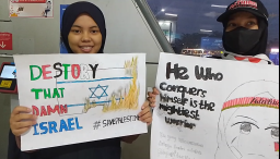 Ribuan Massa Aksi Bela Palestina Penuhi Stasiun Bogor Menuju Monas