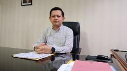 Ogi Ahmad Fauzi Ketua KPU Kabupaten Sumedang. ( Jabar Memanggil/ Husni Nursyaf)