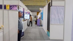 Salah satu sudut ruang Expo Penta Helix, I- Gov Expo 2023 yang di gelar Universitas Indoensia 5-6 Desember 2023.( Jabar Memanggil/ Sidharta Agung)