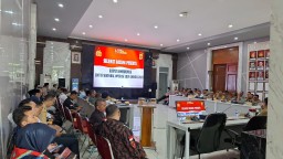 Rakor lintas sektoral pengamana nataru di kota Bandung. (Jabar Memanggil/ Rony)