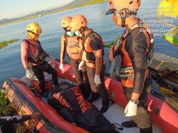 Tim SAR temukan jenazah seorang remaja yang tenggelam di danau Cirata Cianjur. ( Jabar Memanggil/IST)