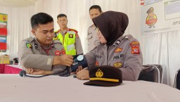 Biddokes Polda Jabar Berikan Pemeriksaan Kesehatan Pengamanan Arus Mudik