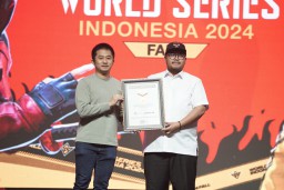 Turnamen Esports Free Fire World Series (FFWS) Indonesia tahun 2024 Fall yang digelar hybrid meraih penghargaan Musem Rekor Dunia Indonesia (MURI). ( jabar memanggil/ ist) 