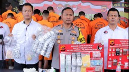 23 Tersangka Kasus Narkotika Ditangkap Satresnarkoba Polres Sumedang