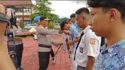 Tangkap Tahanan Kabur, Siswa Diberikan Penghargaan Oleh Polres Sumedang