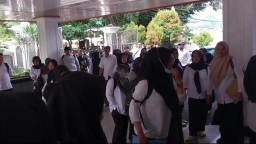 Ratusan Calon PPPK Geruduk Gedung Dewan