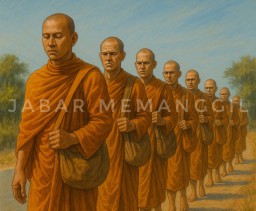 Perjalanan Suci dari Thailand Menuju Borobudur, 32 Biksu Thudong Tiba di Cirebon