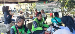 350 Driver Ojek Online Dapat Pelayanan Pemeriksaan Gratis