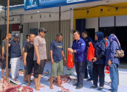 Tebar Berkah, NasDem Kabupaten Bogor Salurkan 350 Paket Daging