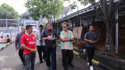 Sejumlah Hakim Pengawas Dan Pengamat (Wasmat) PN Garut Saat Kunjungi Lapas Kelas II A Garut