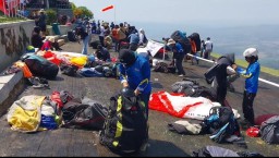 120 Pilot Paralayang Batal Take Off di West Java Paragliding 2025