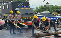 Polres Sumedang Apel Siaga Bencana Hadapi Bencana Hidrometeorologi