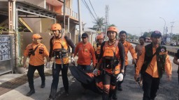 Tim SAR Gabungan Evakuasi Seorang Anak Tenggelam di Sungai Cubluk