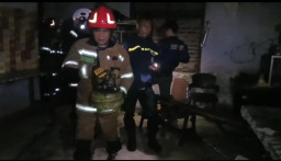 Tabung Gas Meledak, Rumah Makan Soto Terbakar