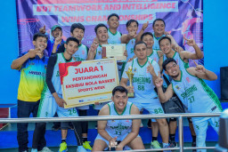 Tim Bola Basket ASN Sumedang Sabet Juara 1 Kompetensi Sport Week Kemendagri