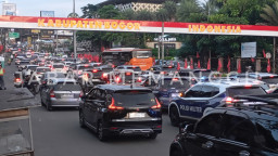 Libur Isra Mi'raj, Jalur Puncak Kembali Padat Usai Penormalan Dua Arah