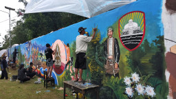 Pemkab Sumedang Gelar Lomba Mural Tadjimalela Piala Bupati, Puluhan Seniman Muralis Sangat Antusias