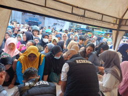 Polres Sumedang Gelar Gerakan Pangan Murah Serentak, Jamin Bahan Pokok Terjangkau Jelang Ramadhan