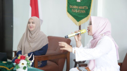 Momentum Ramadan, DWP Garut Ajak Istri ASN Jadi Teladan Lewat Tausiyah dan Kreasi Hijab