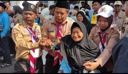 94 Calon Jamaah Haji Kloter 29 Sumedang Berangkat ke Tanah Suci