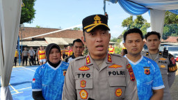 Polres Sumedang Buka Tournament Bola Voli Piala Kapolres dalam Rangka Hari Bhayangkara ke-80