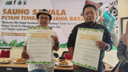 Petani Tembakau Jawa Barat Tegas Tolak Pembatasan Kadar Nikotin dan Kemasan Rokok Polos