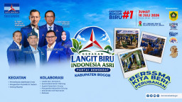 DPC Partai Demokrat Kabupaten Bogor Luncurkan Gerakan Langit Biru Indonesia Asri Sambut HUT ke-25 Partai Demokrat