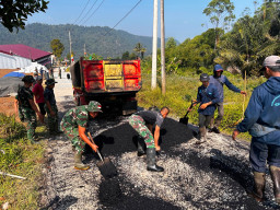 TMMD ke-129 Kodim 0608 Cianjur Percepat Pembangunan di Desa Mekarmukti