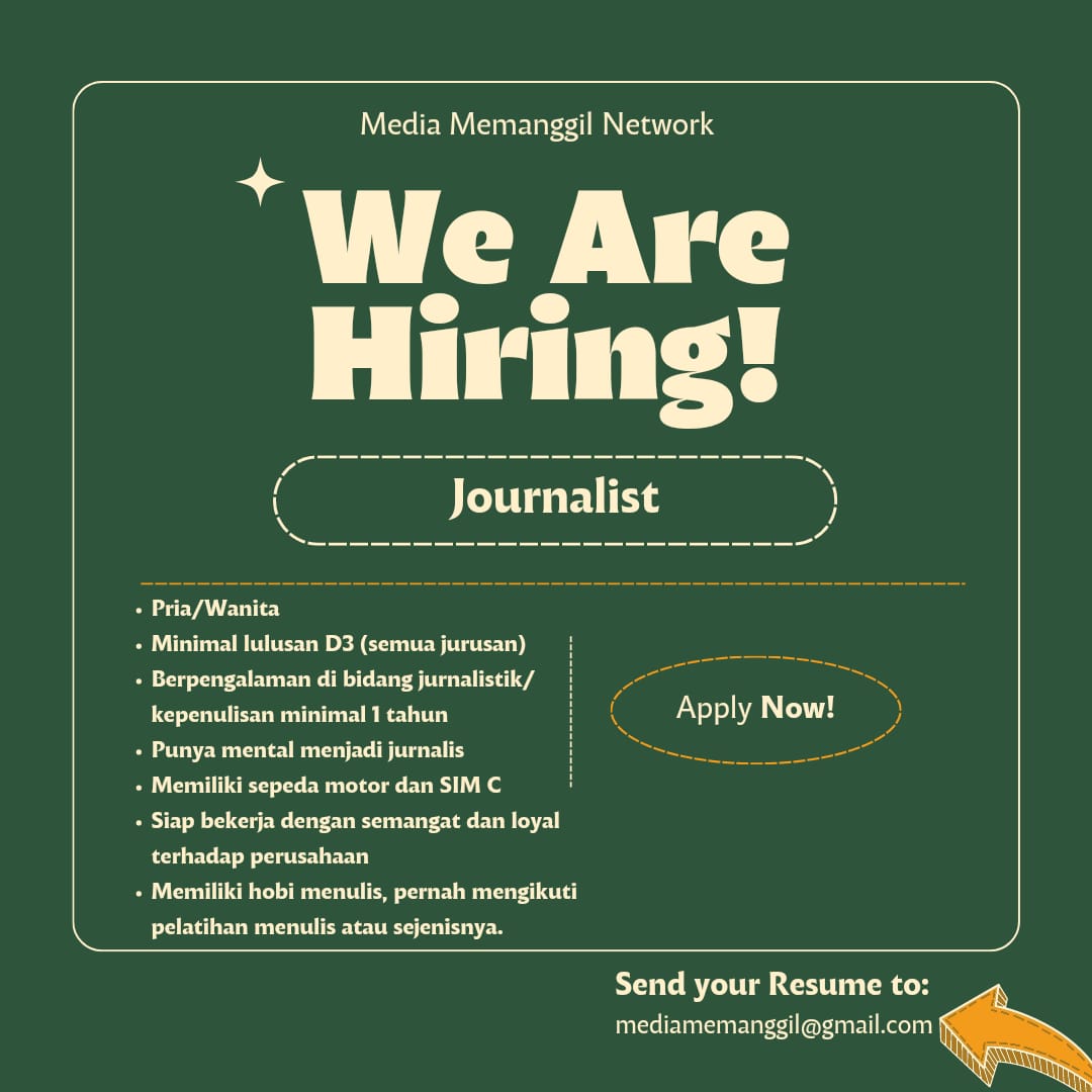 Media Memanggil Network Buka Peluang Jadi Jurnalis