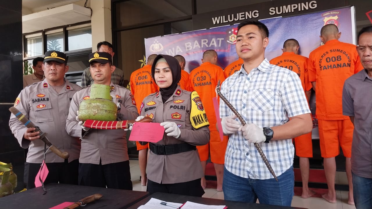 Spesialis Pembobol Pangkalan Tabung Gas 3 Kilogram Dibekuk Polisi di Sumedang