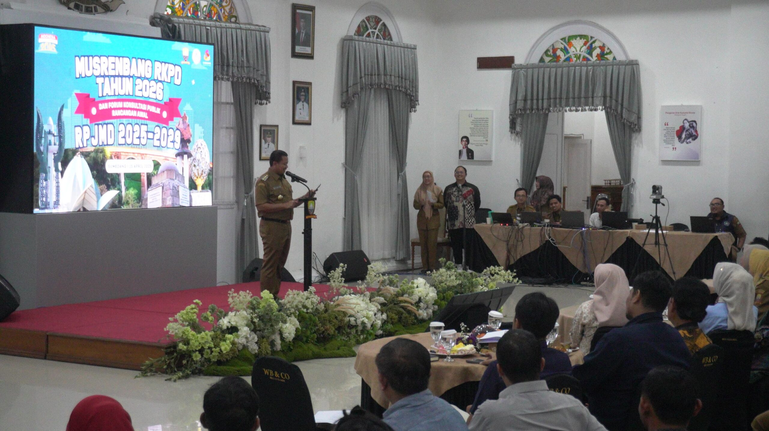 Hadiri Musrembang RKPD 2026, Bupati Sumedang Siap Jalankan Pembangunan Berkelanjutan