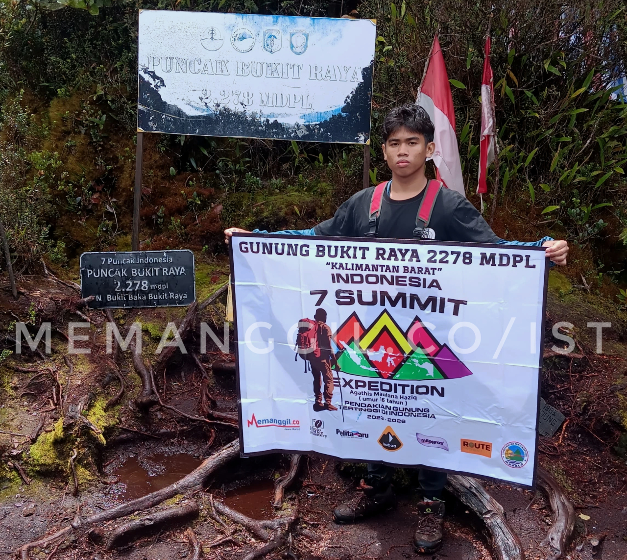 Seven Summit Indonesia: Pendakian Bukit Raya Jadi Ujian Terberat Agathis Haziq